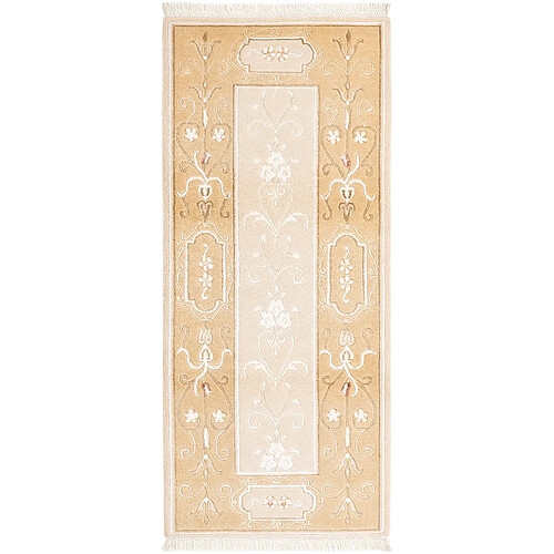 Vidal Tapis de couloir en laine 196x86 brun Darya