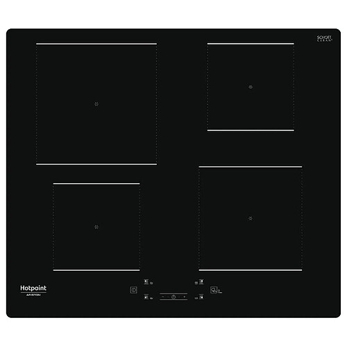 Table induction HOTPOINT HQ2260SNE 4 foyers noir