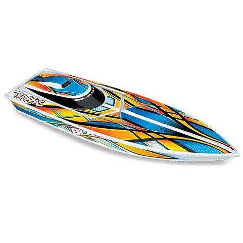 Bateau offshore Blast RTR - TQ 2.4Ghz TRAXXAS Orange (Radio - Accu - Chargeur 12V)