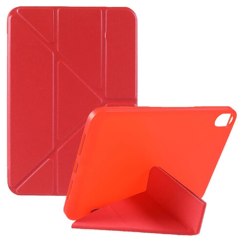 Etui en PU avec support rouge pour Apple iPad mini (2021)