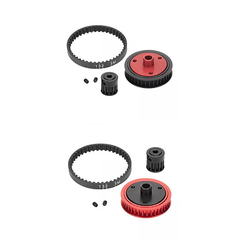 2x Système de Transmission Par Courroie pour Axial SCX10 II 90046