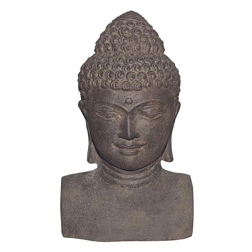 Jardinex Tête de bouddha bu... 30 cm - Gris anthracite