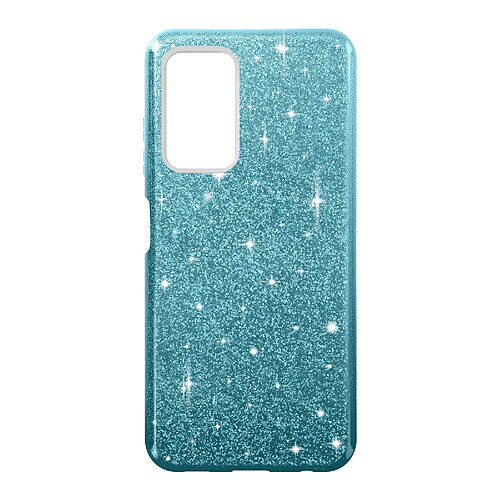 Avizar Coque pour Xiaomi Poco M4 Pro 5G et Redmi Note 11S 5G à Paillette Silicone bleu