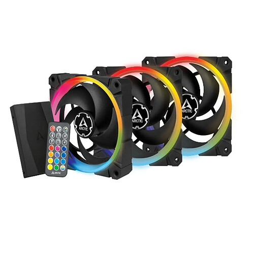 ARCTIC BioniX P120 A-RGB Bundle - Ventilateur boîtier Esport 120mm PWM