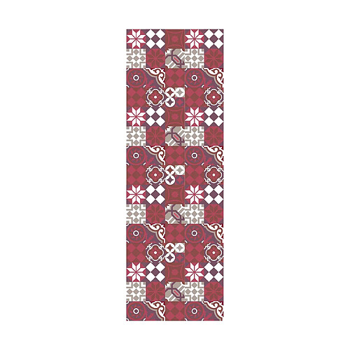 Alter Chemin de cuisine, 100% Made in Italy, Tapis résistant aux taches avec impression numérique, Tapis antidérapant et lavable, Motif géométrique - Dash, cm 180x52