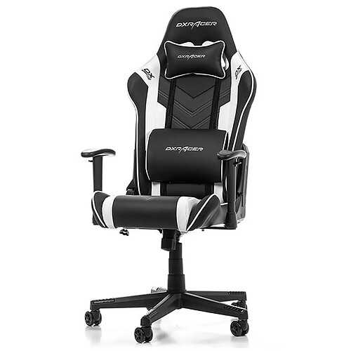 DXRacer Fauteuil Gamer Prince P132 (Noir/Blanc)