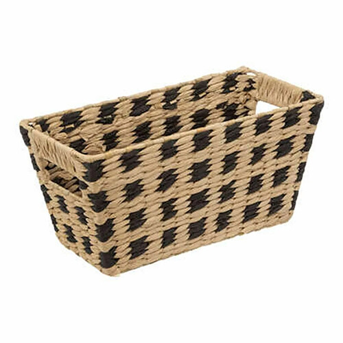 Panier de Rangement Terre Inconnue 15x31cm Beige