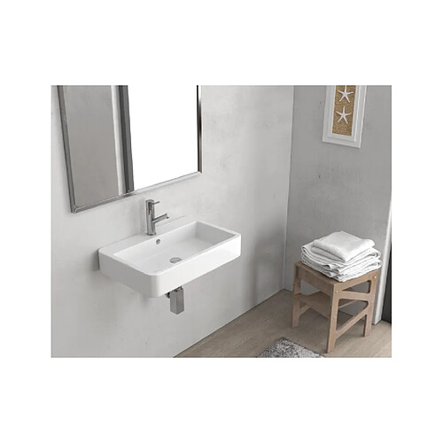 Karag Lavabo suspendu CONTOUR rectangulaire 60x40x12 cm