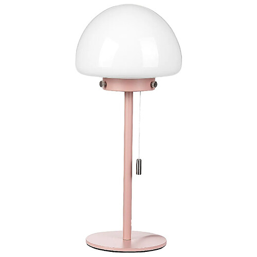 Beliani Lampe à poser MORUGA Rose