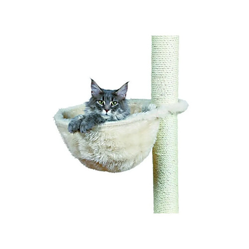 TRIXIE Sac confort pour arbre a chat ø 38 cm creme peluche