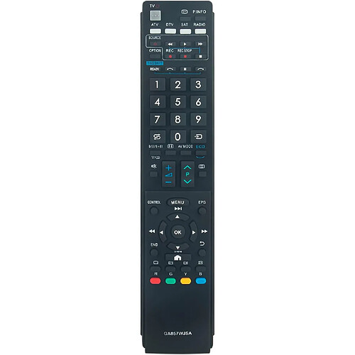 SANAG Ga857Wjsa Remplacement De La Telecommande Convient Pour Sharp Televiseur Lcd Lc-46Le811E Lc-40Le820E Lc-40Le810E Lc-46Le820E Lc-46Le810E Lc-52Le820E