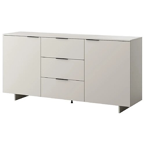 Bestmobilier Canterbury - buffet bas - beige - 180 cm