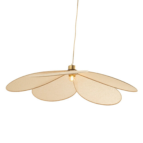 Rendez Vous Deco Suspension Flora en tissu beige D75 cm