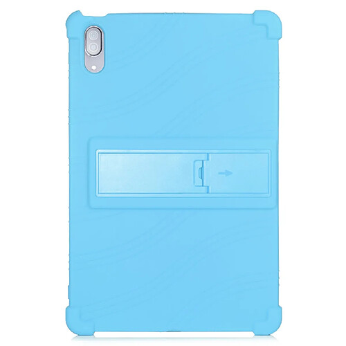 Coque en silicone avec béquille coulissante bleu clair pour votre Lenovo Xiaoxin Pad Pro 11.5 pouces