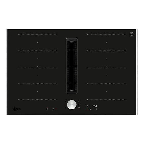 Table de cuisson induction aspirante 60cm 3 feux 7400w noir - V68TTX4L0 - NEFF