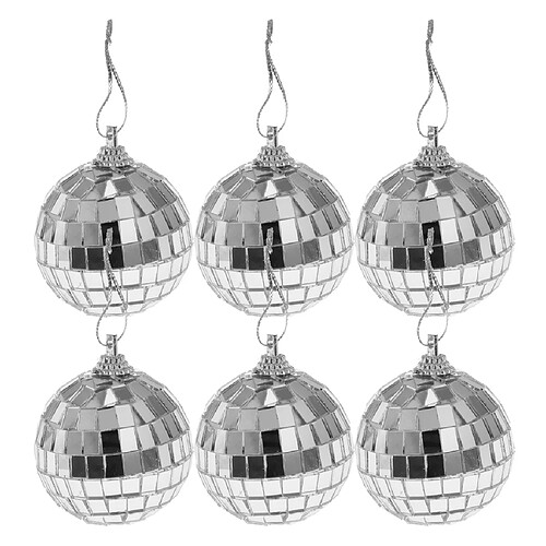 boules de noël boules babioles arbre de noël suspendus décoration 6pcs 5cm