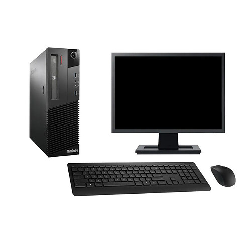 PC Lenovo M93p SFF Ecran 27" Intel i3-4130 RAM 32Go SSD 480Go Windows 10 Wifi · Occasion