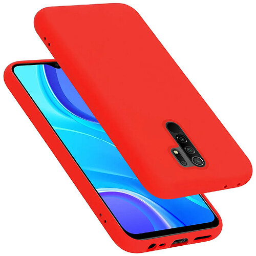 Cadorabo Coque Xiaomi RedMi 9 Etui en Rouge