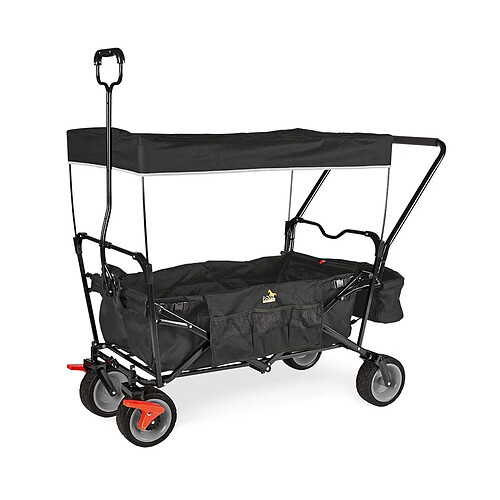 Wagon pliant Pinolino Paxi Dlx Comfort avec frein Noir