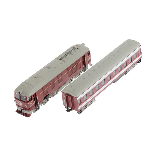 Locomotive De Train Simulée 1:87 Modèle De Jouet Rouge