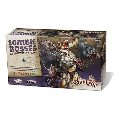 Edge Jeux de société - Zombicide Black Plague VF : Extension Zombie Bosses