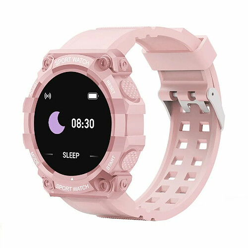 Montre Intelligente Pour Hommes Femmes 1.44 Pouces Écran Couleur Hd Surveillance De La Pression Artérielle Bracelet De Sport Rose