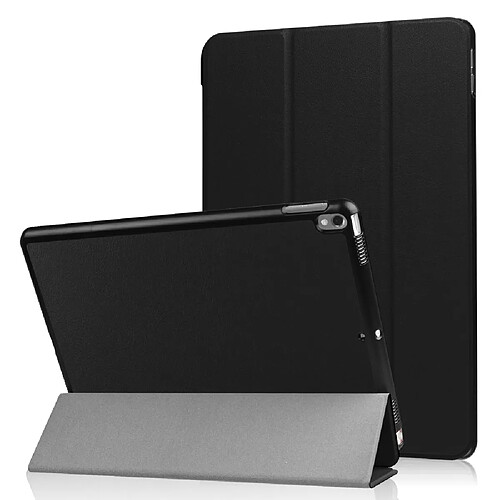 Etui en PU support triple noir pour votre Apple iPad Air 10.5 (2019)/Pro 10.5 pouces (2017)