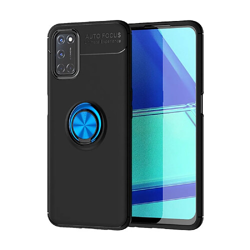 Coque en TPU avec béquille noir/bleu pour votre OPPO A52/A92/A72