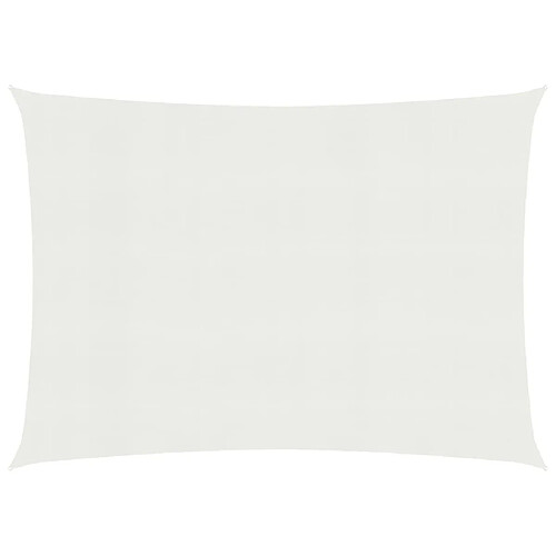 ComfortXL Voile D'ombrage 160 G/m² Blanc 3,5x4,5 M Pehd