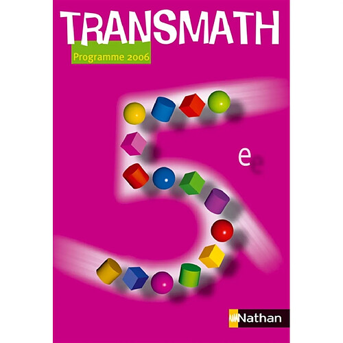 Transmath 5e : programme 2006 · Occasion