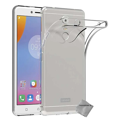 Htdmobiles Coque silicone gel fine pour Lenovo K6 Note + film ecran - TPU TRANSPARENT