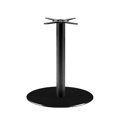 Restootab Piétement modèle Rome noir XL pour tables jusqu'à Ø130cm