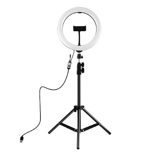 Yonis Ring Light LED RGBW Avec Trépied Et Télécommande