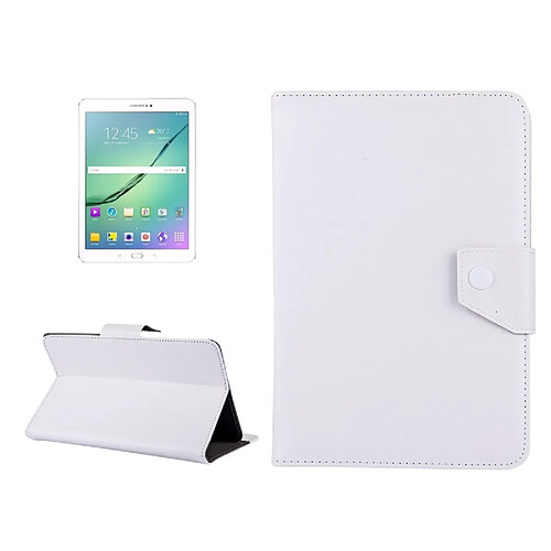 Wewoo Housse Étui blanc pour Asus ZenPad 10 Z300C, Huawei MediaPad M2 10.0-A01W, cube IWORK10 10 pouces comprimés en cuir Crazy Horse Texture de protection Shell avec support