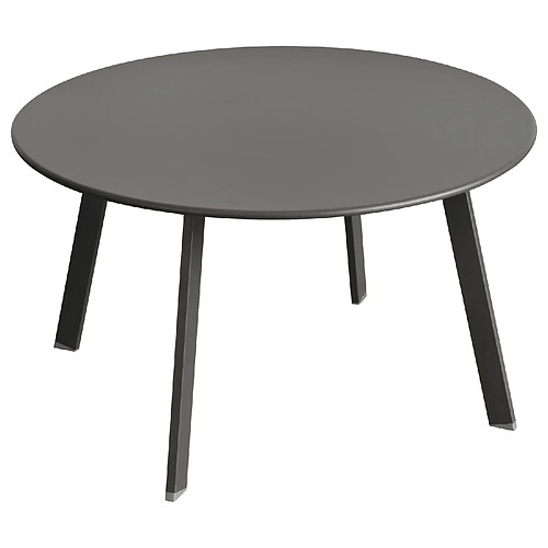 Hesperide Table d'appoint de jardin Saona - Diam. 70 cm - Gris graphite