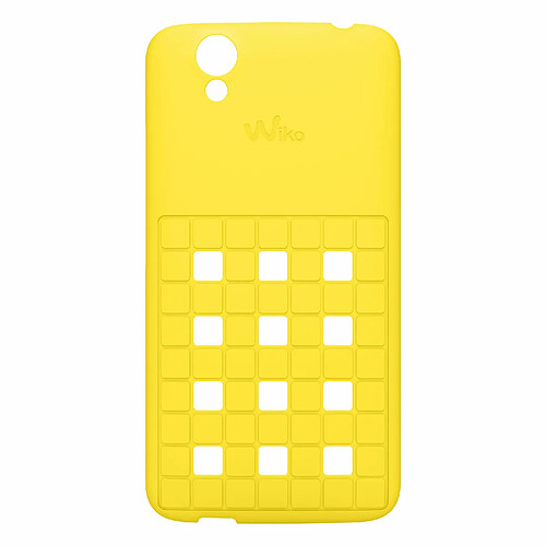 Wiko Coque Damier Jaune Birdy