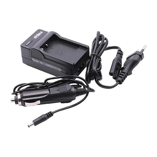 Vhbw Kit de chargeurs secteur + allume-cigare pour batterie SONY NP-BN1 BN 1 adapté aux Cybershot DSC-TX55 DSC-TX 55