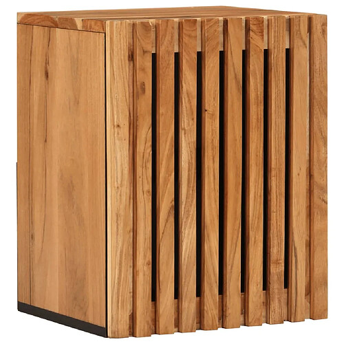 vidaXL Armoire murale de salle de bain 38x34x48cm bois massif d'acacia