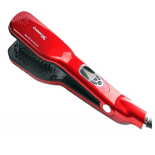 Brosse lissante vapeur Steambrush rouge Cenocco CC9014-RED