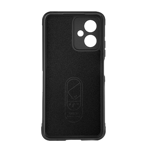 Avizar Coque pour Xiaomi Redmi Note 12 5G Silicone Gel Souple et Robuste Noir