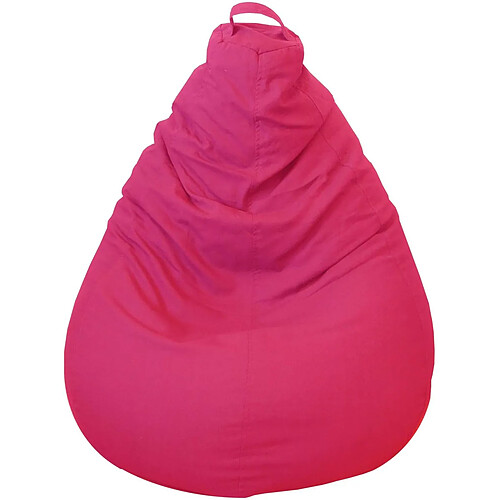 Jardindeco Poire en coton Lana 75 x 110 cm fuschia.