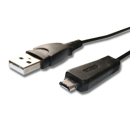 vhbw Cable USB transfert de données pour Sony Cybershot DSC-TX5, DSC-TX 5 remplace VMC-MD3 sans fonction AV.