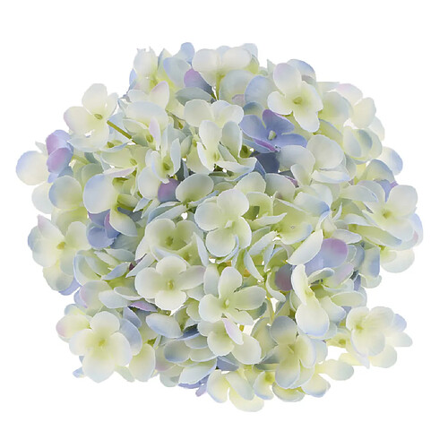 hortensia artificiel fleurs en soie arrangements floraux vert et violet