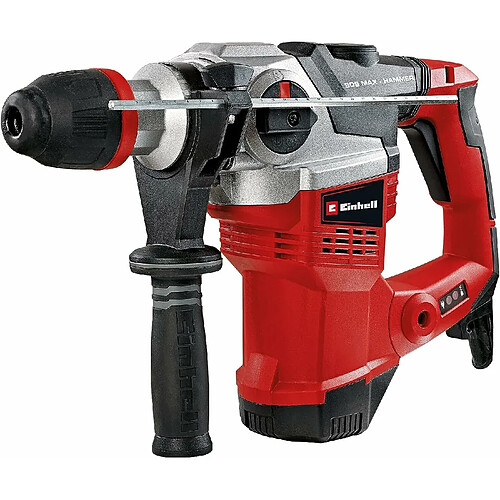 Einhell Marteau perforateur TE-RH 38 3F (1 050 W, force de frappe de 9 J, mandrin SDS Max, ée de profondeur en métal, performance de perçage de 38 mm dans le béton)