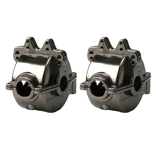 2Pcs Metal Gearbox Mount Housing Set For 1/18 WLtoys DIY Upgrades Titanium