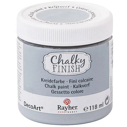 Rayher Peinture craie gris Chalky Finish