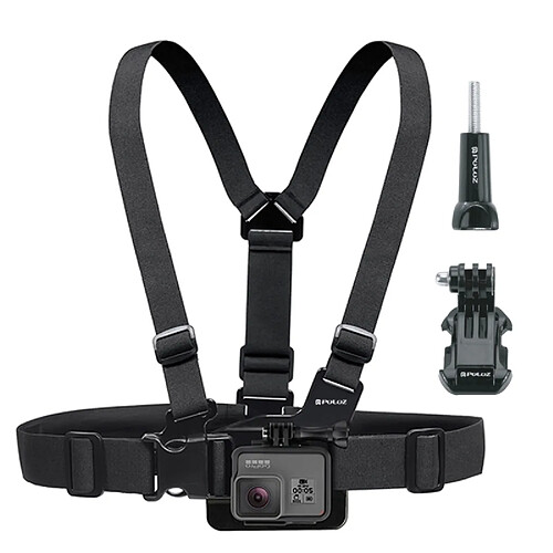 Wewoo Pour GoPro HERO6 / 5/5 Session / 4 Session / 4/3 + / 3/2/3, Xiaomi et autres caméras d'action sangle de poitrine de ceinture de montage de corps réglable avec J crochet vis longue