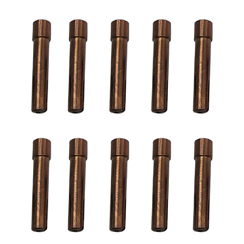 10pcs pointe de collet TIG pour WP9 18 26 séries de torche de soudage TIG 2.0mm