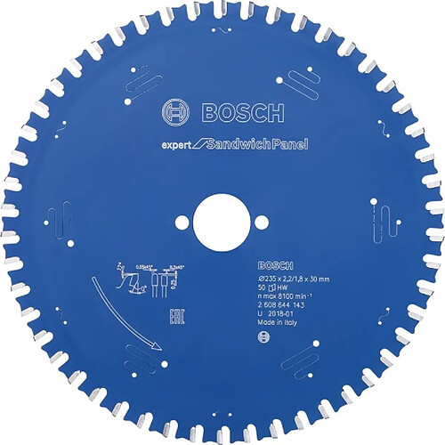 Lame de scie circulaire.Expert SP 235x2,2x30mm Z50 TF Bosch