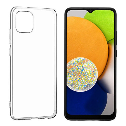 Visiodirect Coque de protection souple silicone transparente pour Samsung Galaxy A03 SM-A035F 6.5"